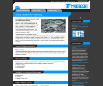 Tsubaki.cz(Divize Tsubaki Automotive) Screenshot