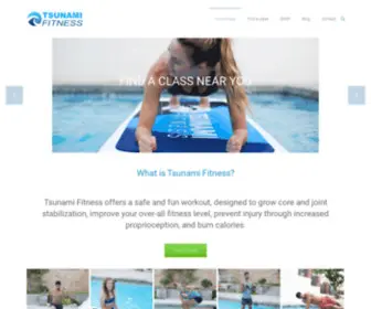 Tsunami-Fitness.com(Tsunami Fitness) Screenshot