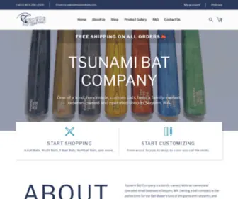 Tsunamibats.com(Tsunami Bat Company) Screenshot