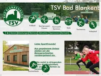 TSV-Bad-Blankenburg.de(TSV Bad Blankenburg e.V) Screenshot