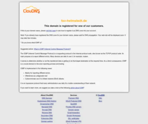 TSV-Helmstedt.de(ICMP) Screenshot
