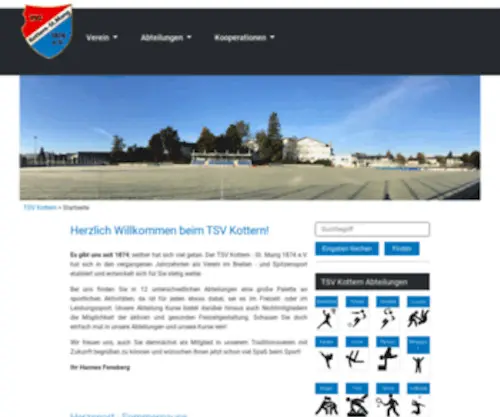 TSV-Kottern.de(TSV Kottern) Screenshot