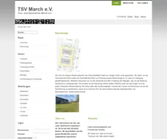 TSV-March.de(Willkommen beim TSV March) Screenshot