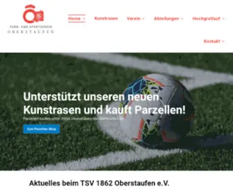 TSV-Oberstaufen.de(TSV 1862 Oberstaufen e.V) Screenshot