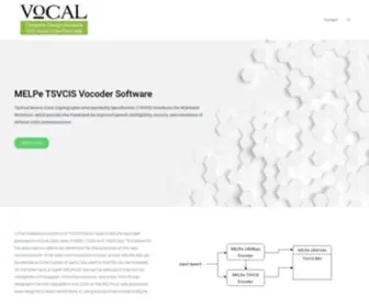 TSvcis.com(MELPe TSVCIS Vocoder Software) Screenshot