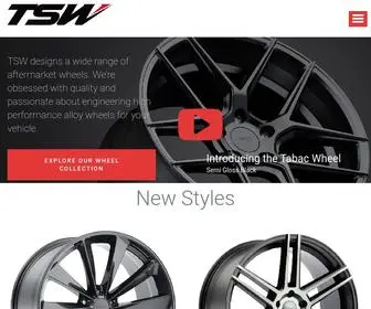 TSW.com(Custom Wheels to Precisely Fit Your Vehicle) Screenshot
