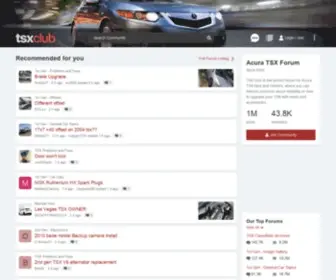 TSXclub.com(Acura TSX Forum) Screenshot
