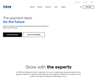 TSYS.com(TSYS Payment Solutions) Screenshot
