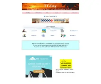TT-Bay.com(FREE Classifieds WebSite) Screenshot