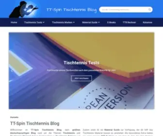 TT-Info.de(Tischtennis Blog) Screenshot