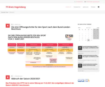 TT-Kreis-Vogelsberg.de(Tischtennis) Screenshot