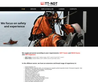 TT-NDT.com(SOFT Teams and IRATA Teams also NDT Inspectors) Screenshot