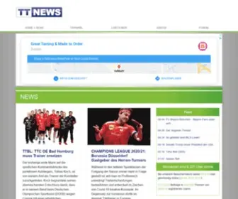 TT-News.de(TT-NEWS Tischtennis) Screenshot
