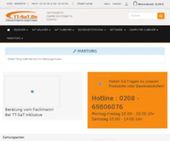 TT-Sat.de(Der unschlagbar günstige Shop für modernste Satelliten) Screenshot