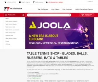 TT-Shop.com(TABLE TENNIS SHOP) Screenshot