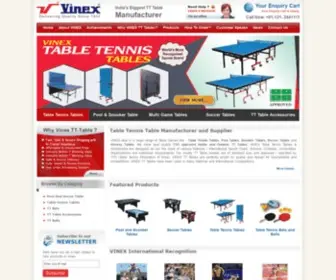 TT-Tableonline.com(Table Tennis Table Manufacturer) Screenshot