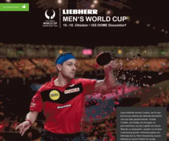 TT-Worldcup.de(LIEBHERR Men’s World Cup 2020) Screenshot