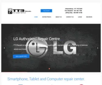 TT3Repairs.co.za(Smartphone, Tablet and Computer Repair Center) Screenshot