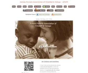 TTautism.com(Autism Parents Association of Trinidad & Tobago) Screenshot