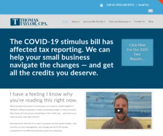 TTaylorcPa.com(The Tax Service team at Thomas Taylor CPA) Screenshot