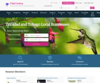 TTbizonline.com(Local Business Directory) Screenshot