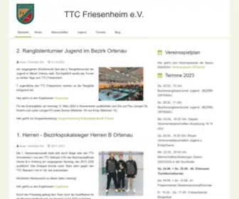 TTC-Friesenheim.de(TTC Friesenheim) Screenshot