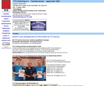 TTC-Garching.de(TTC Garching e.V) Screenshot