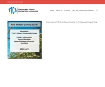 TTca.com(Trinidad and Tobago Contractors Association) Screenshot