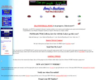 TTcards.com(Amy&#039;s Sport Card Auctions) Screenshot