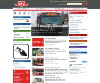 TTC.ca(Toronto) Screenshot