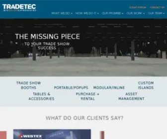 TTchicago.com(Exhibit & Trade Show Booths Based in Chicago) Screenshot