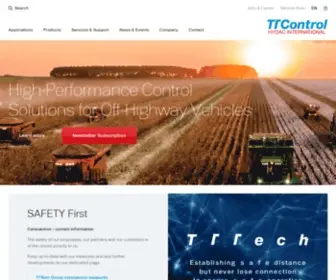 TTcontrol.com(Shaping the next generation of mobile machinery) Screenshot