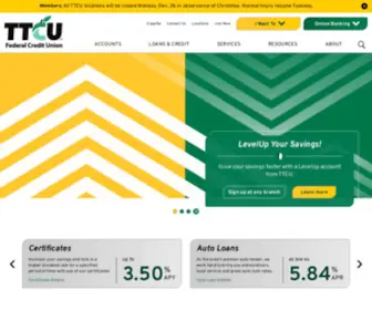 TTcu.com(TTCU Federal Credit Union) Screenshot