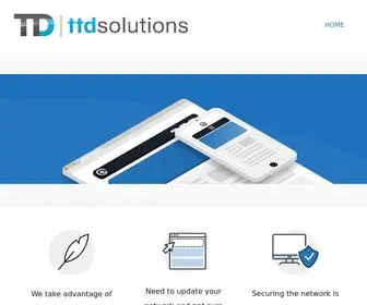 TTdsolutions.com(TTD Solutions) Screenshot