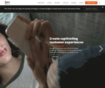 TTec.com(TTEC is a global customer experience (CX)) Screenshot
