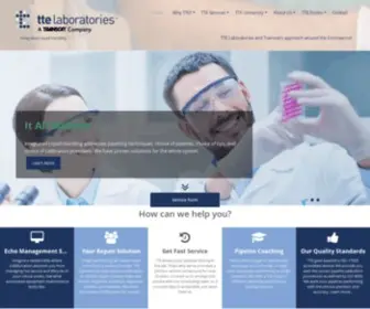 TTelaboratories.com(TTE Laboratories) Screenshot