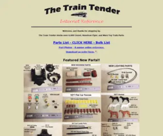 TTender.com(The Train Tender) Screenshot