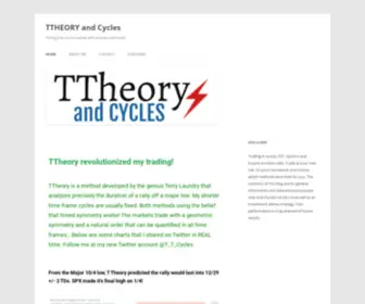 TTheoryandcycles.com(TTHEORY and Cycles) Screenshot