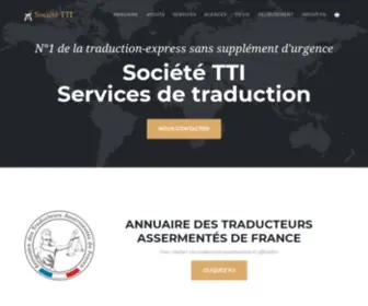 TTI-Network.com(Pour traduire vos documents) Screenshot