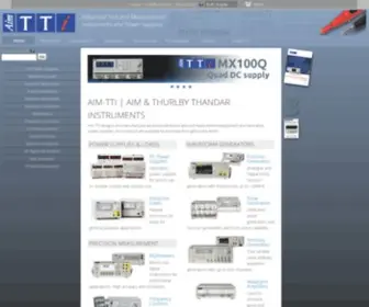 TTI-Test.com(Advanced Test and Measurement Instruments and Power Supplies) Screenshot