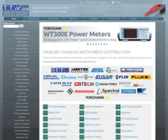 TTid.co.uk(TTid Instrument Distribution UK) Screenshot