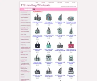 TTihandbags.com(TTI Handbag Wholesale) Screenshot