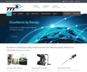 TTimedical.com(International Surgical Instruments Manufacturer) Screenshot