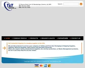 TTindsupplies.com(T&T Industrial Supplies Ltd) Screenshot