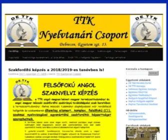 TTKnyelvoktatas.hu(Nyelvtanári Csoport) Screenshot