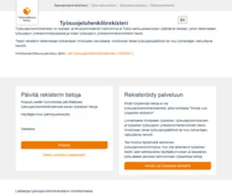 TTkrekisteri.fi(Työturvallisuuskeskus) Screenshot