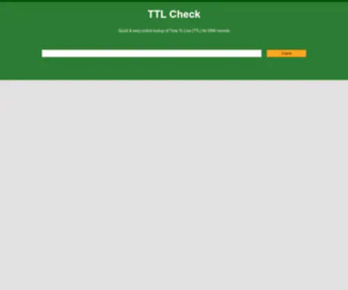 TTLcheck.com(TTL Check) Screenshot