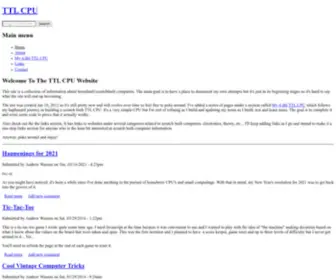 TTLcpu.com(This site) Screenshot