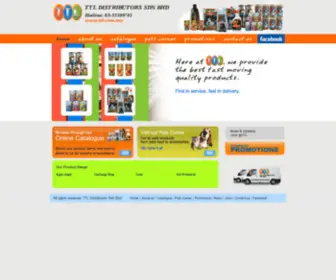 TTldistributors.com.my(Pets products malaysia distributors) Screenshot