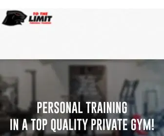 TTlpersonaltraining.com(Tothelimit) Screenshot